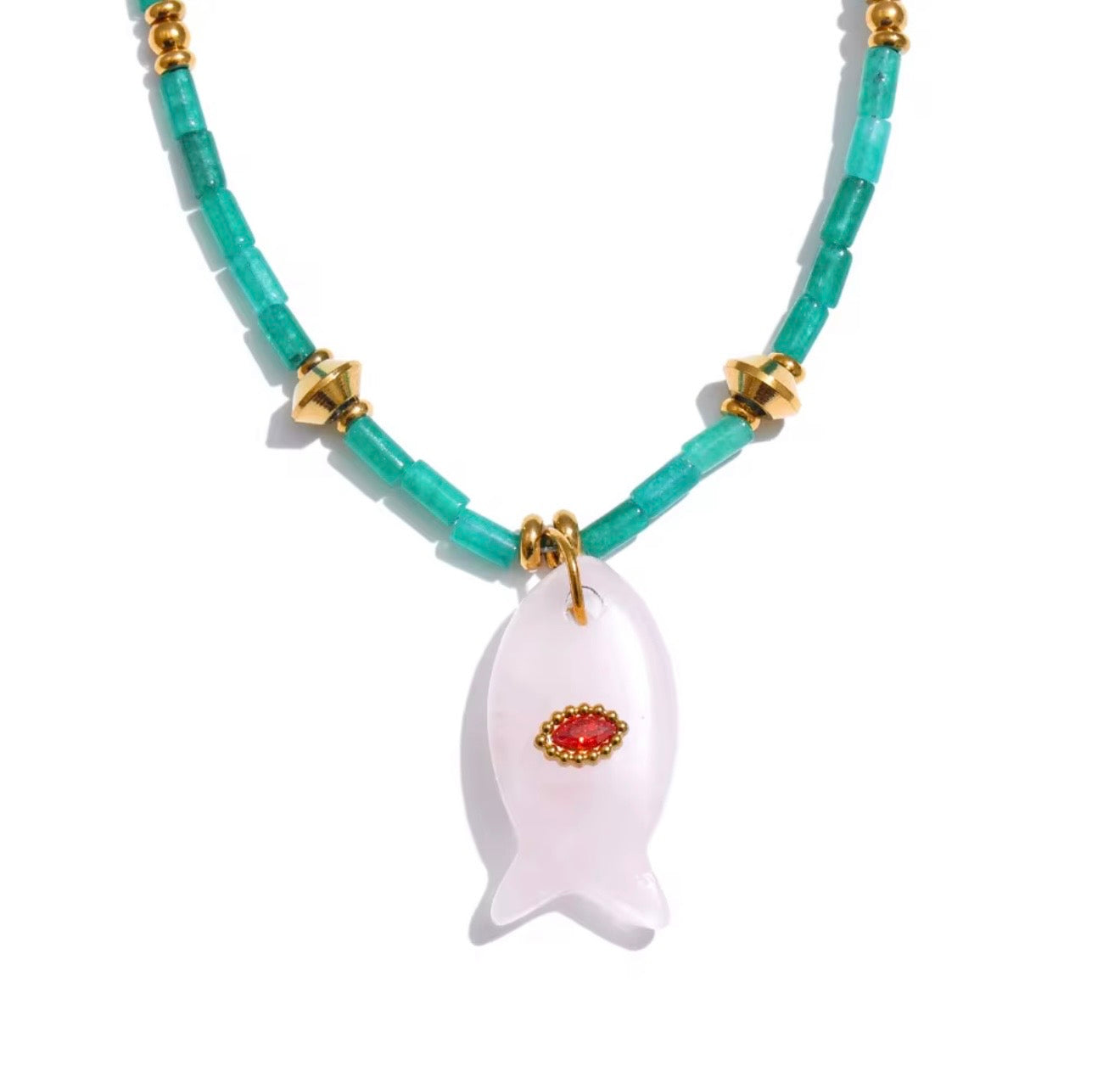 The Lucy Fish Pendant Necklace