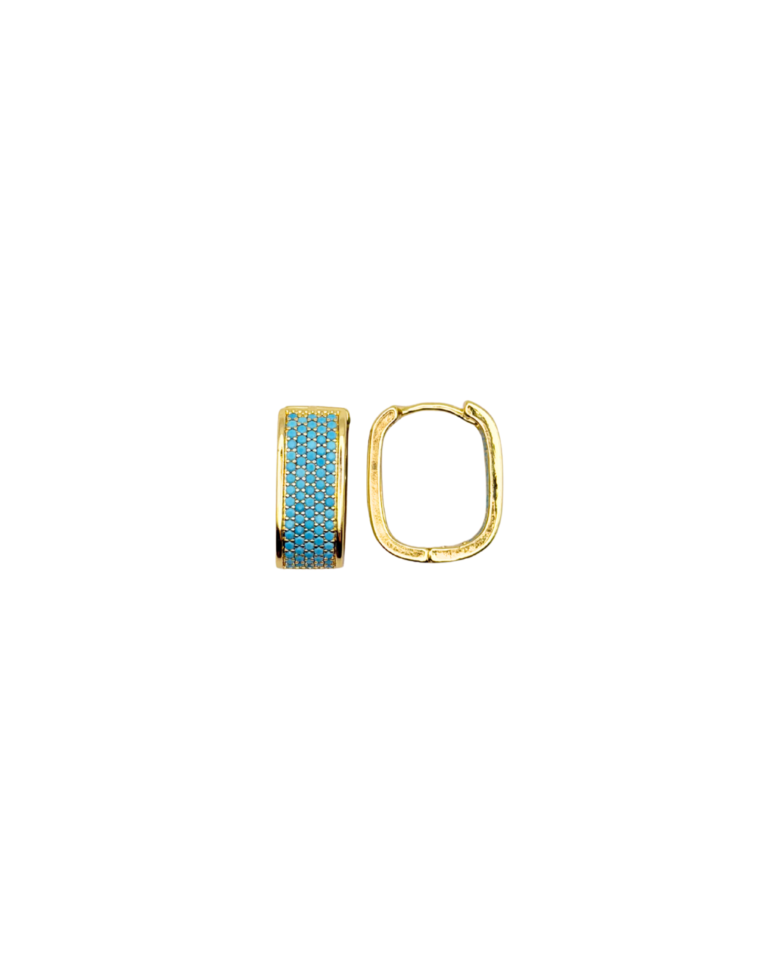 Gold and Turquoise earrings