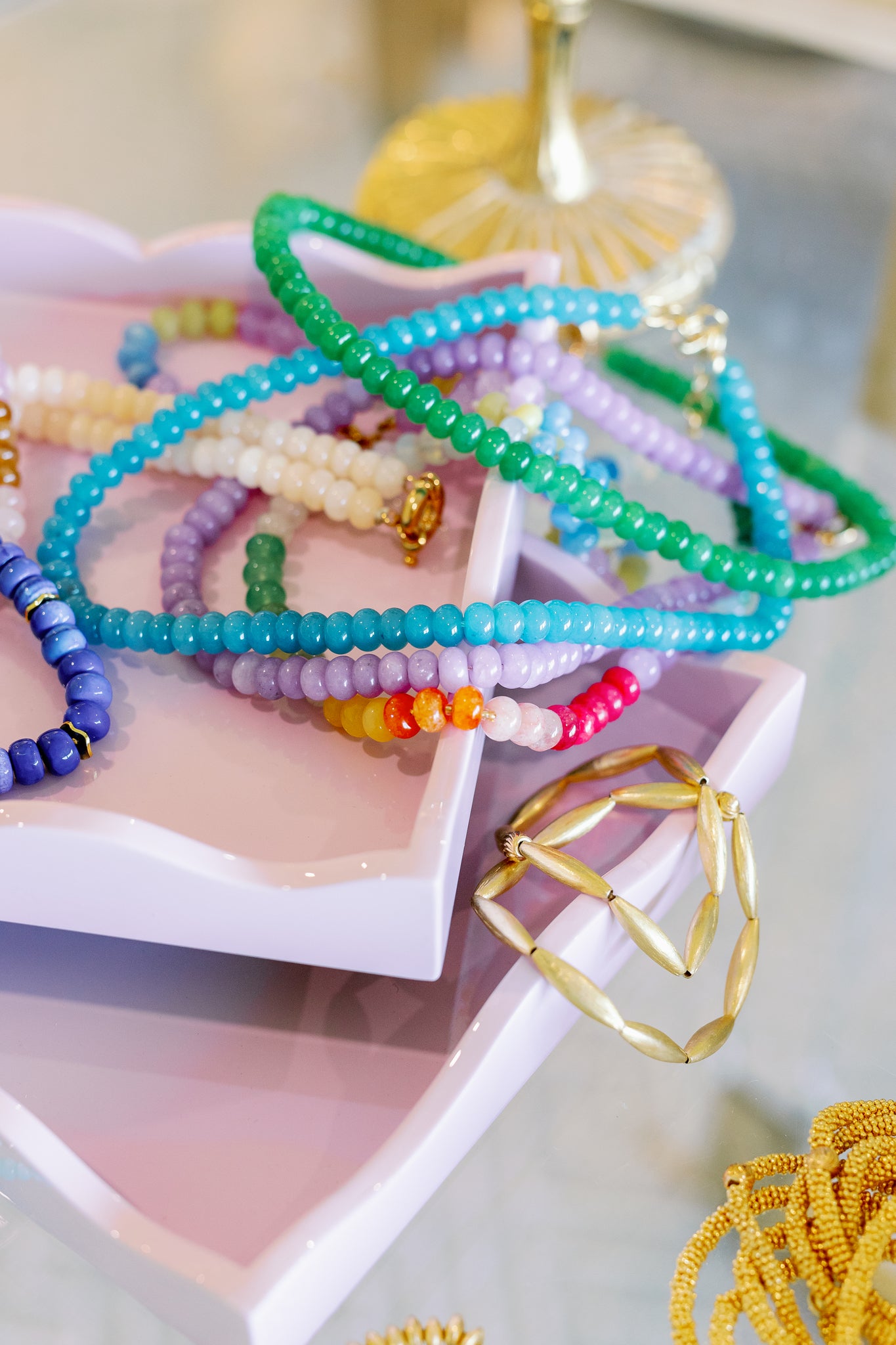 baubles by Becca gemstone necklaces