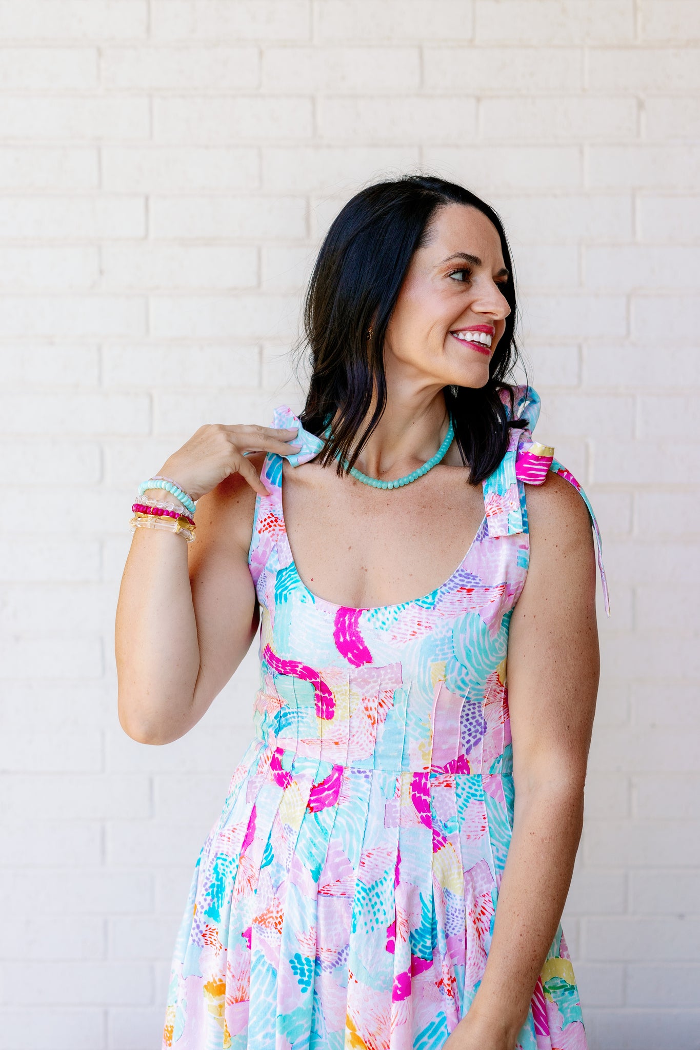 baubles by becca Turquoise Gemstone Necklace and bracelet stacks