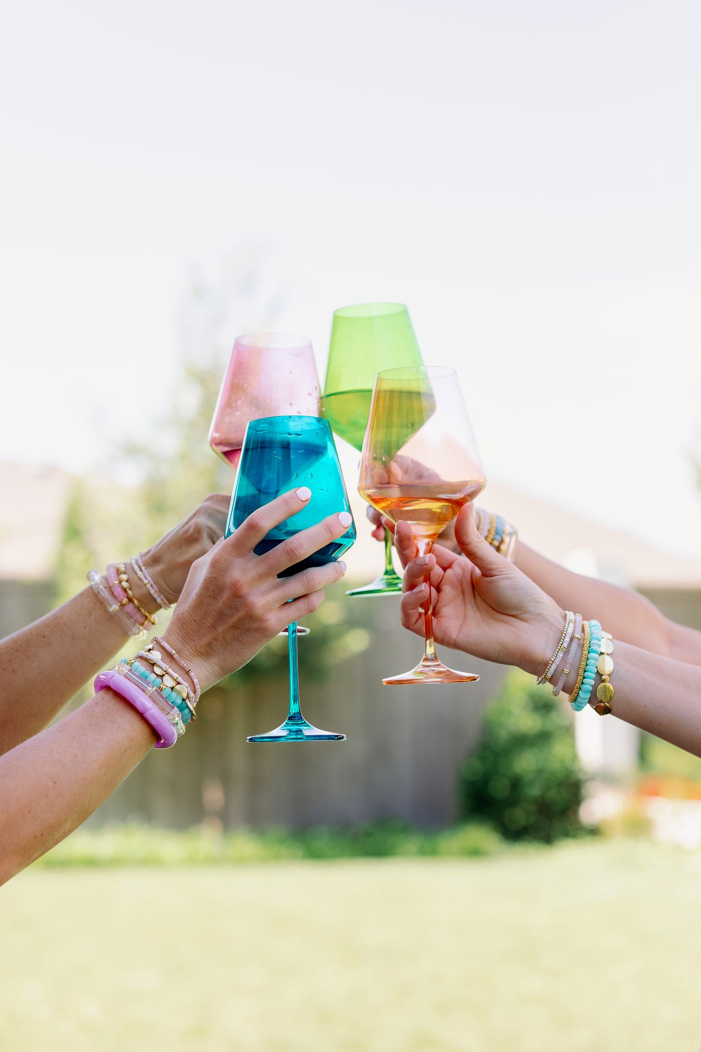 custom bracelet stacks with baubles by becca