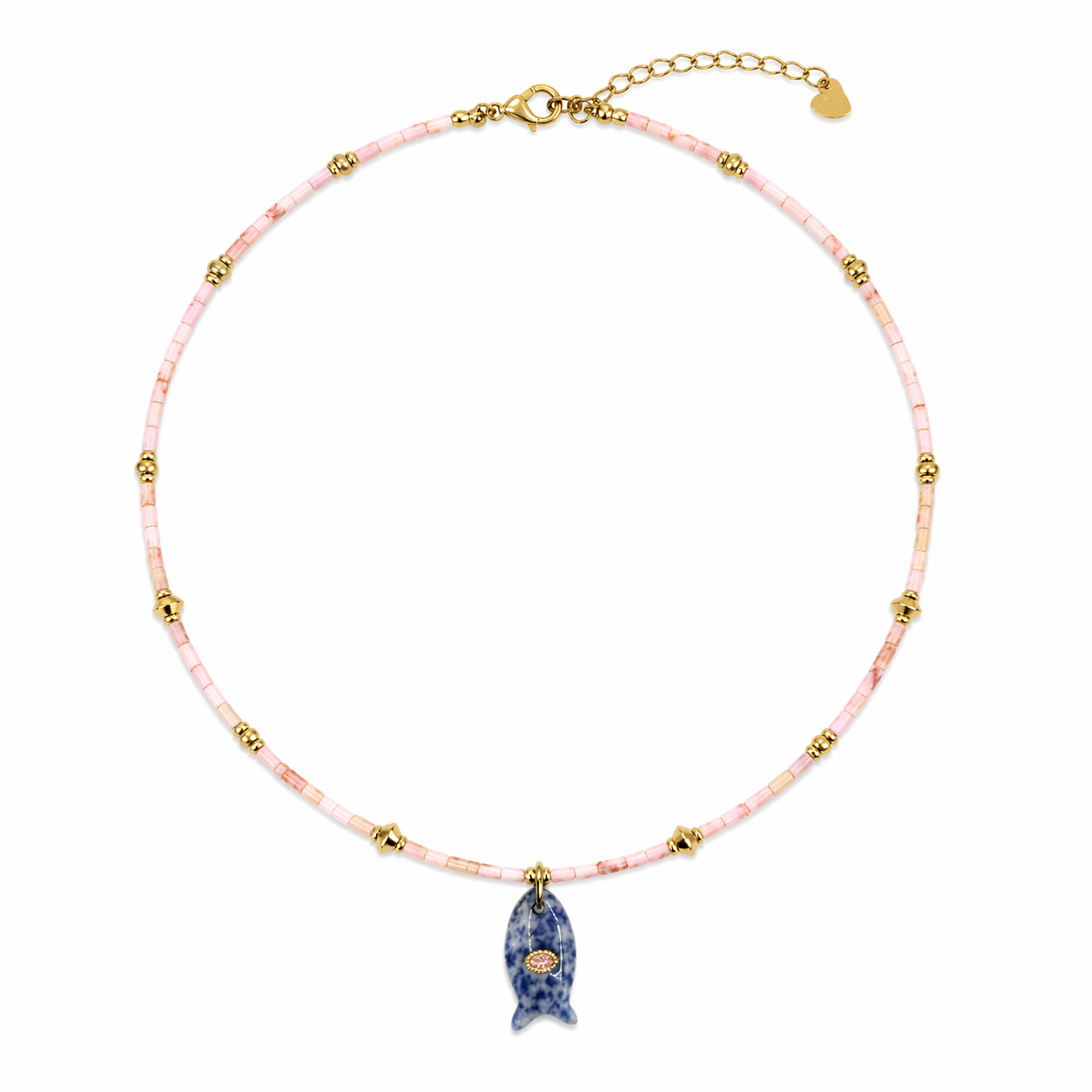 The Hallie Fish Pendant Necklace