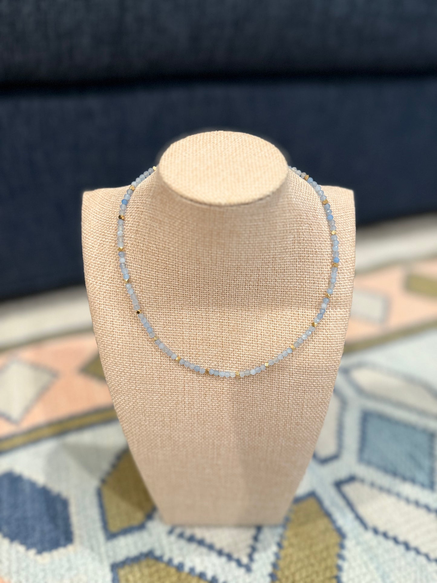 Aquamarine Dainty Necklace