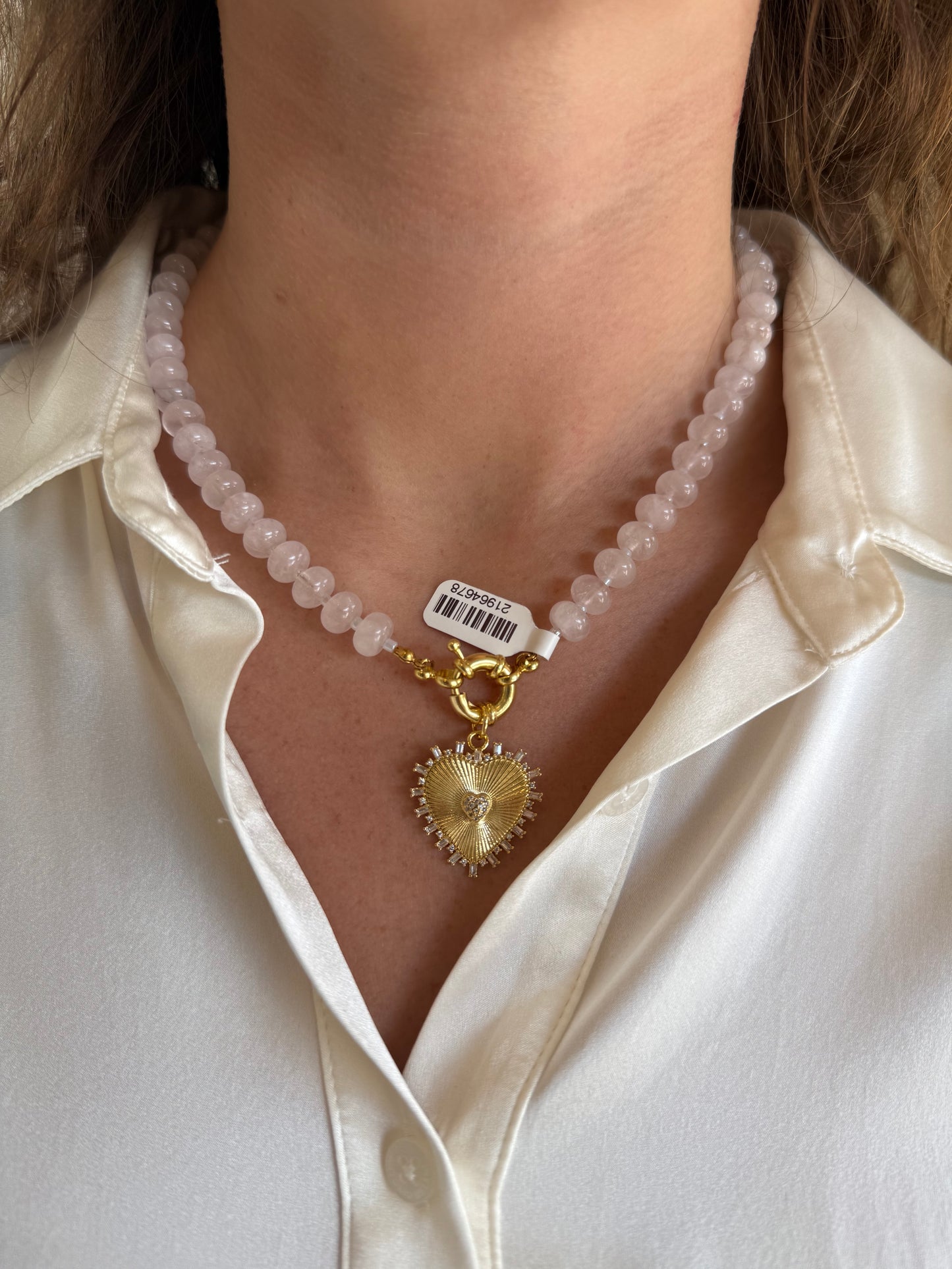 Pink Gemstone Necklace