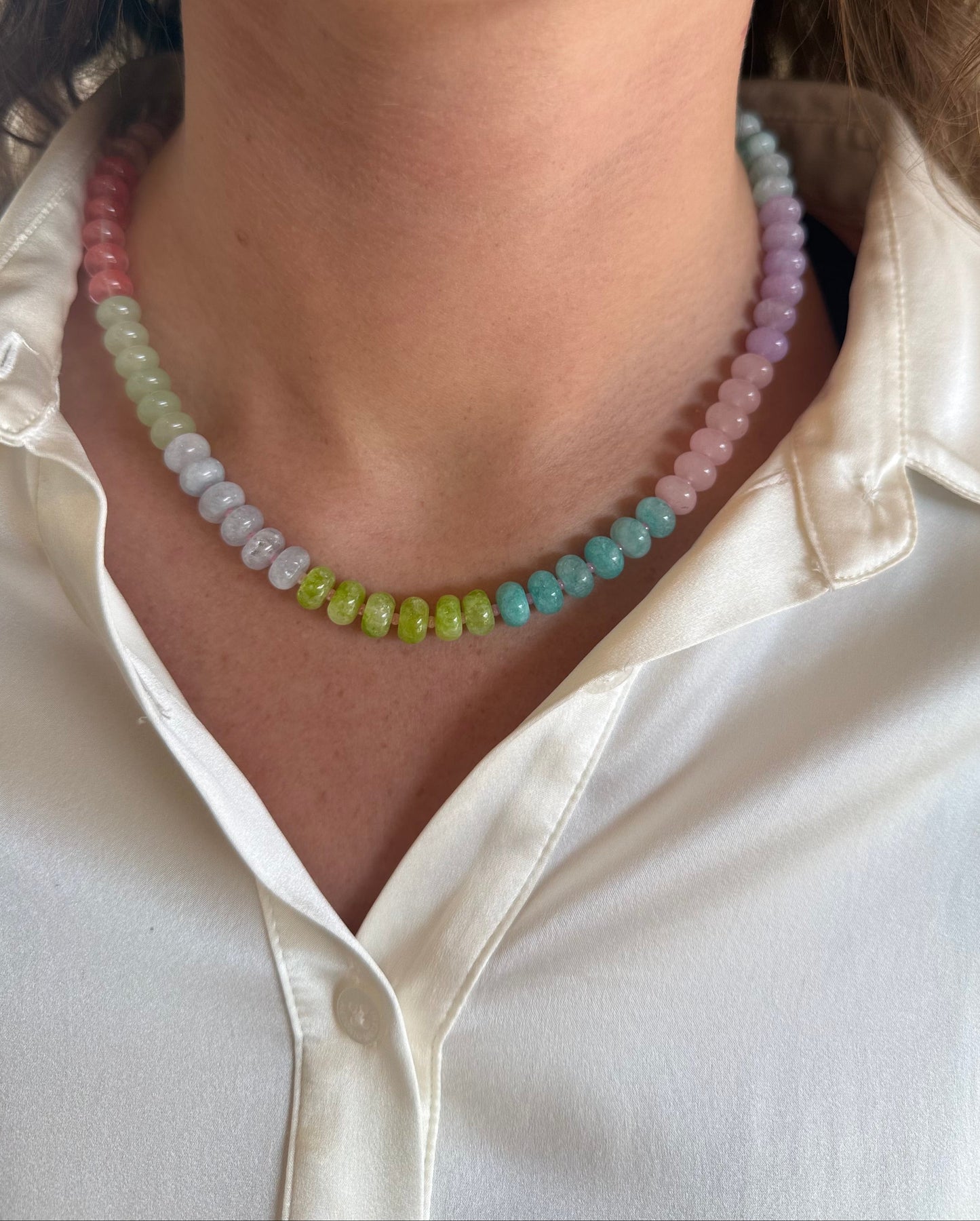 Sugarplum Multicolor Gemstone Necklace