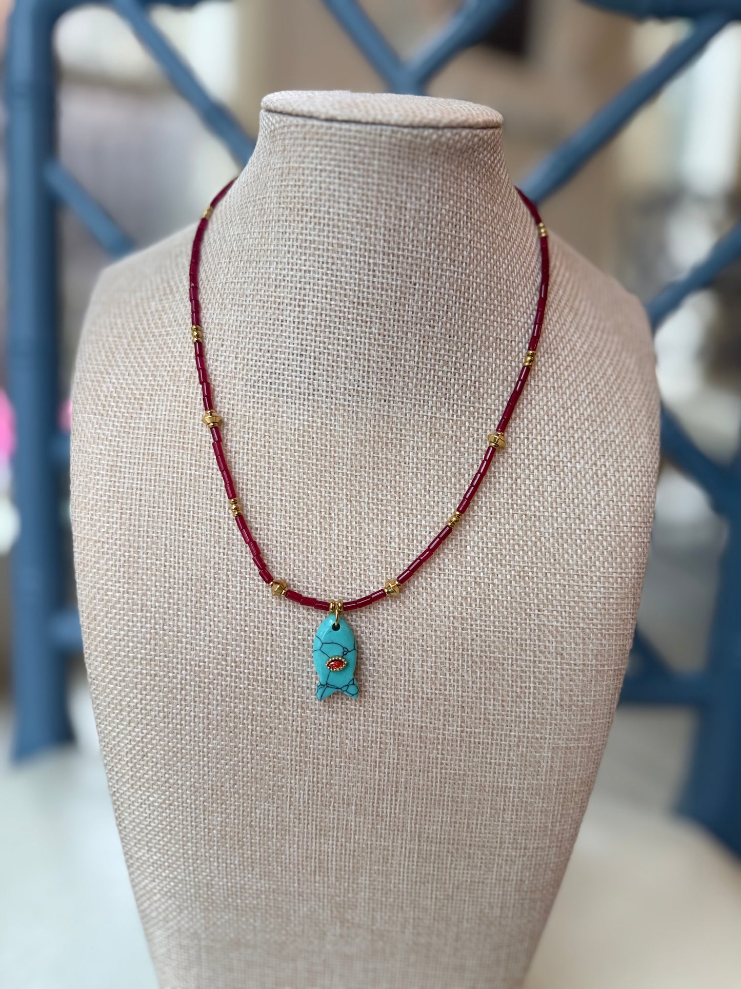 The Lainie Fish Pendant Necklace