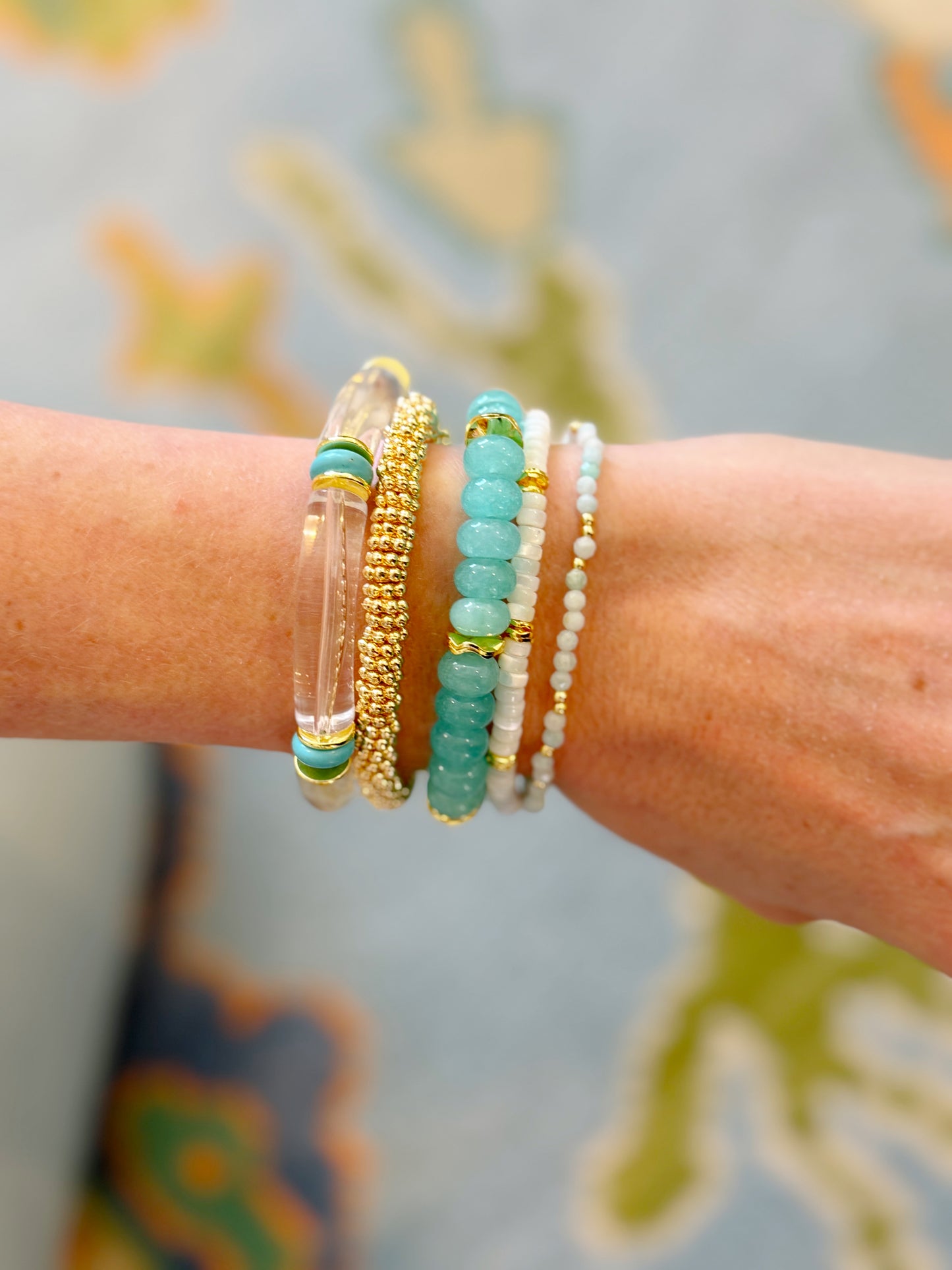 The Watercolor Curated Bracelet Stack