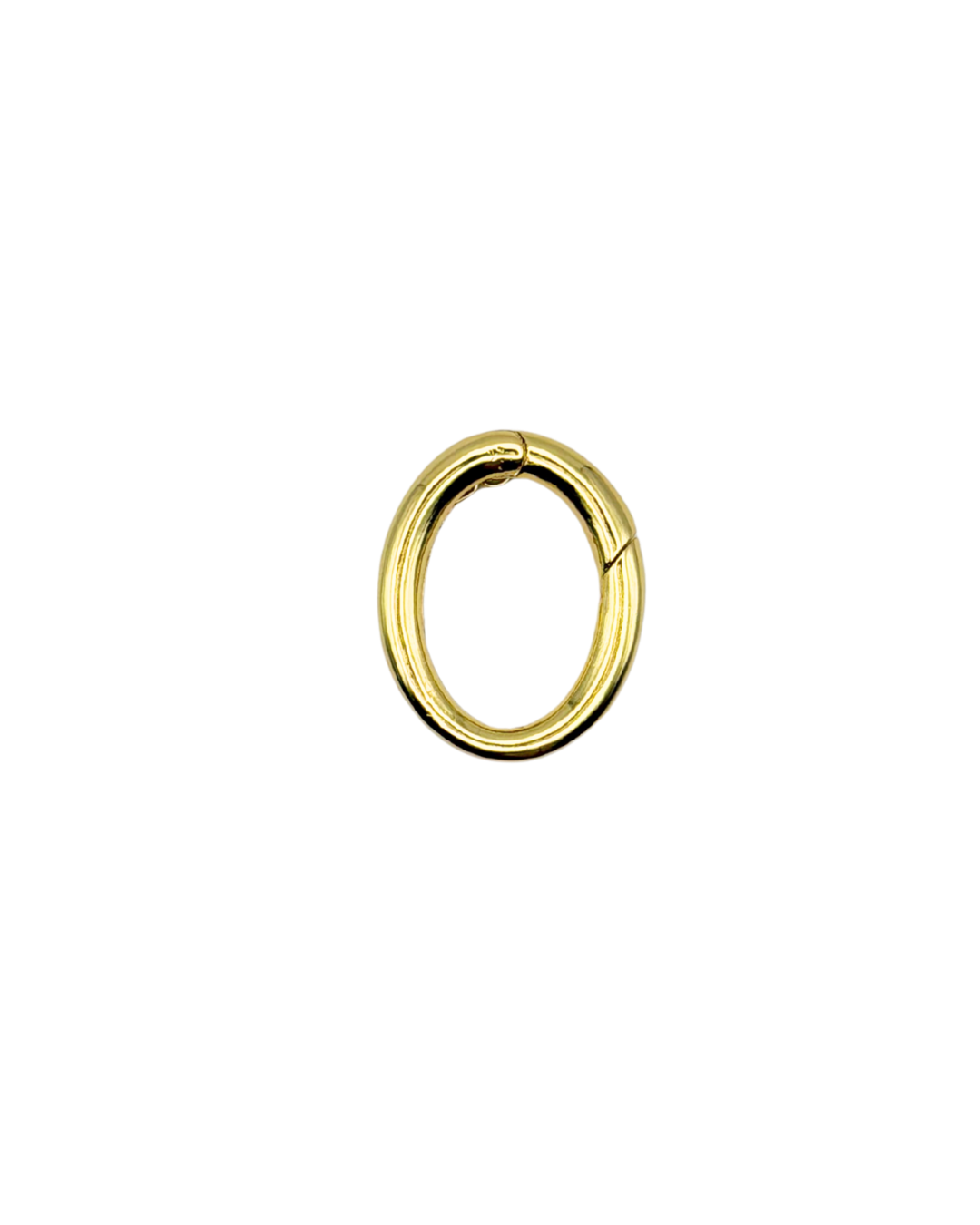 18K Gold Filled Classic Oval Snap Clasp