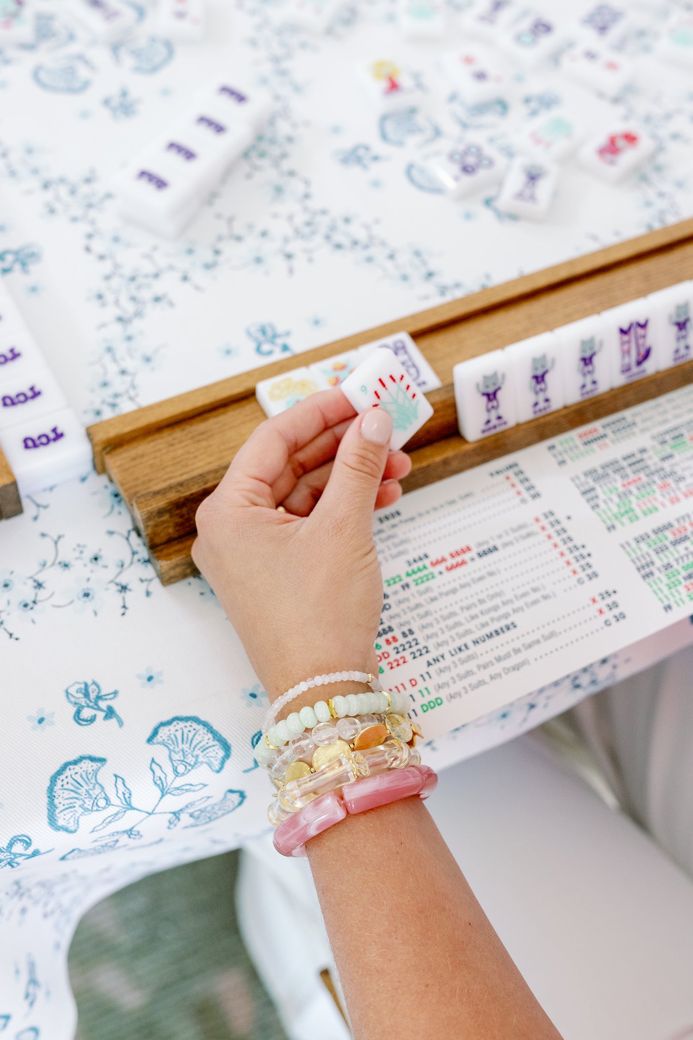 fun statement bead bracelet