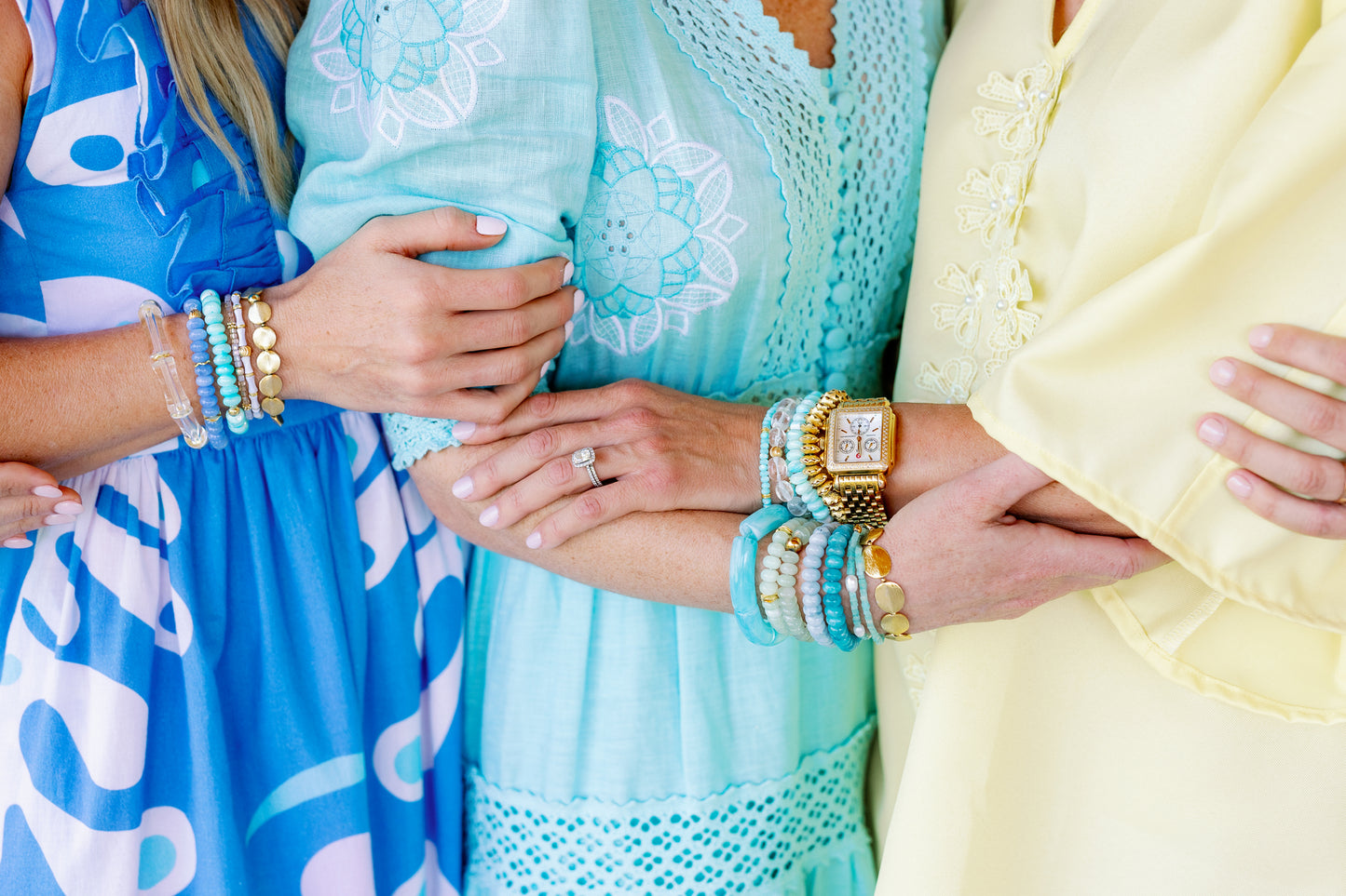 vibrant beaded bracelets