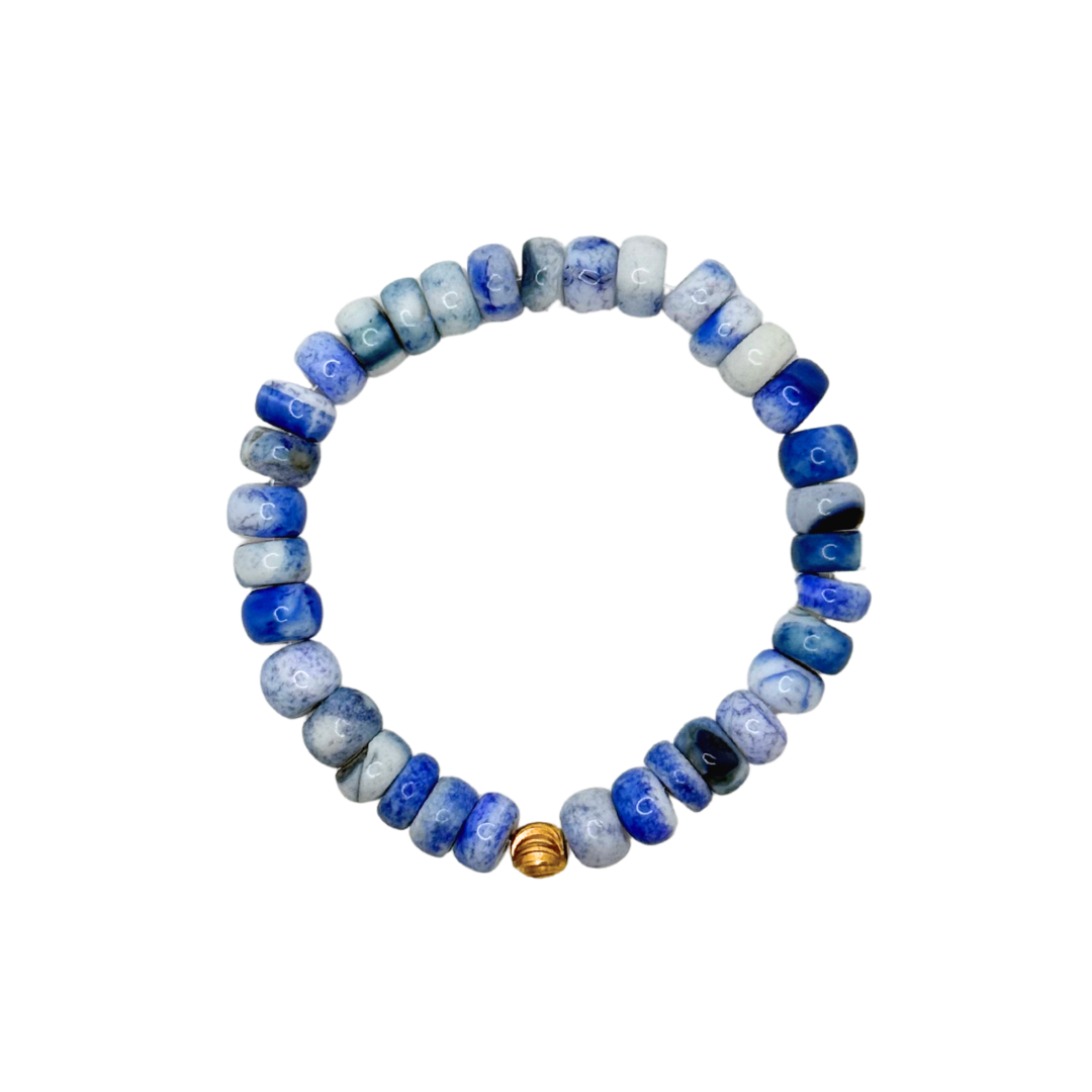 Blue Pebble Bracelet