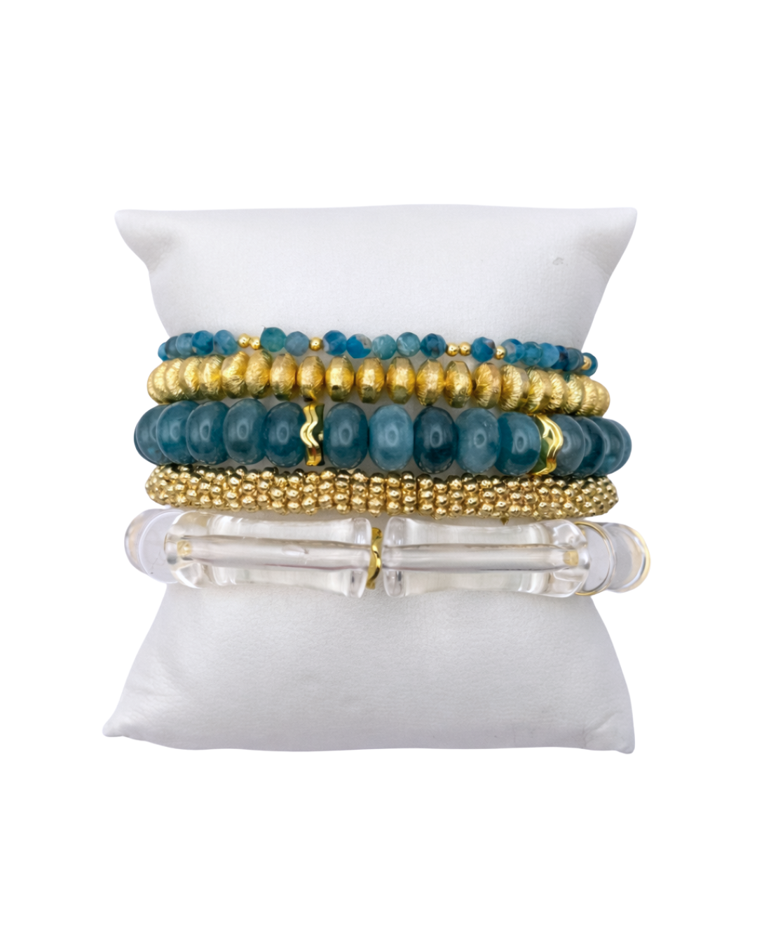 Cerulean Blue Bracelet Stack