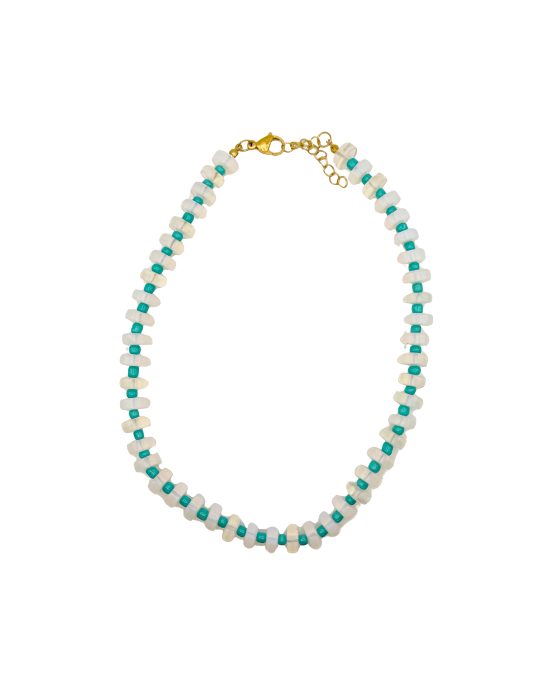 Opal and turquoise necklace