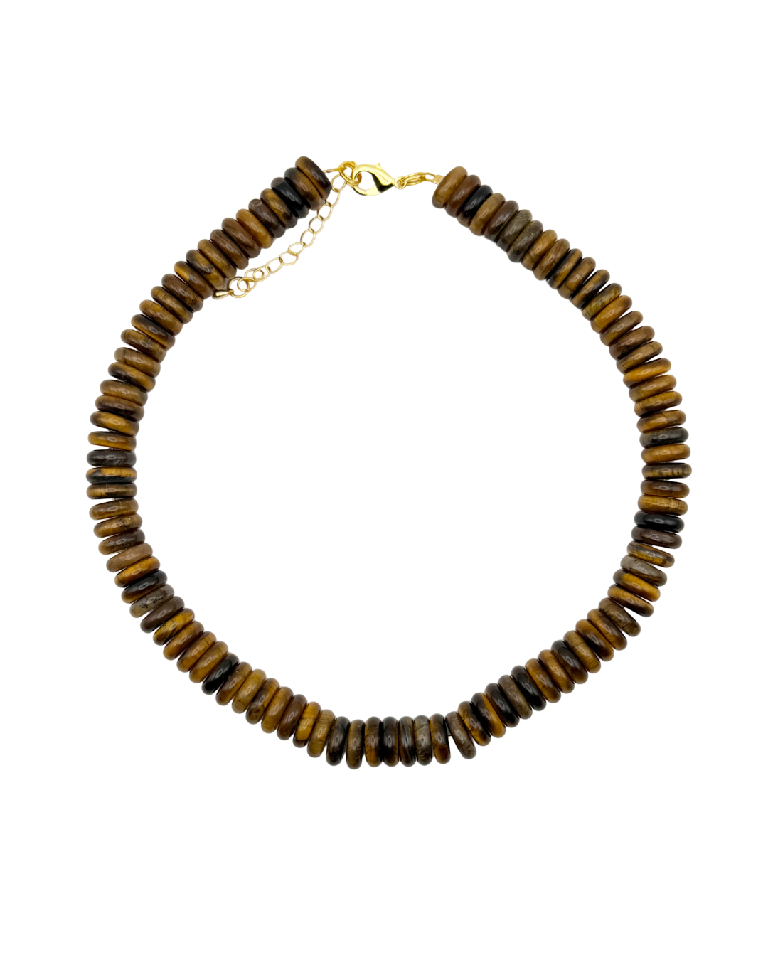 Chunky Necklace with brown beads