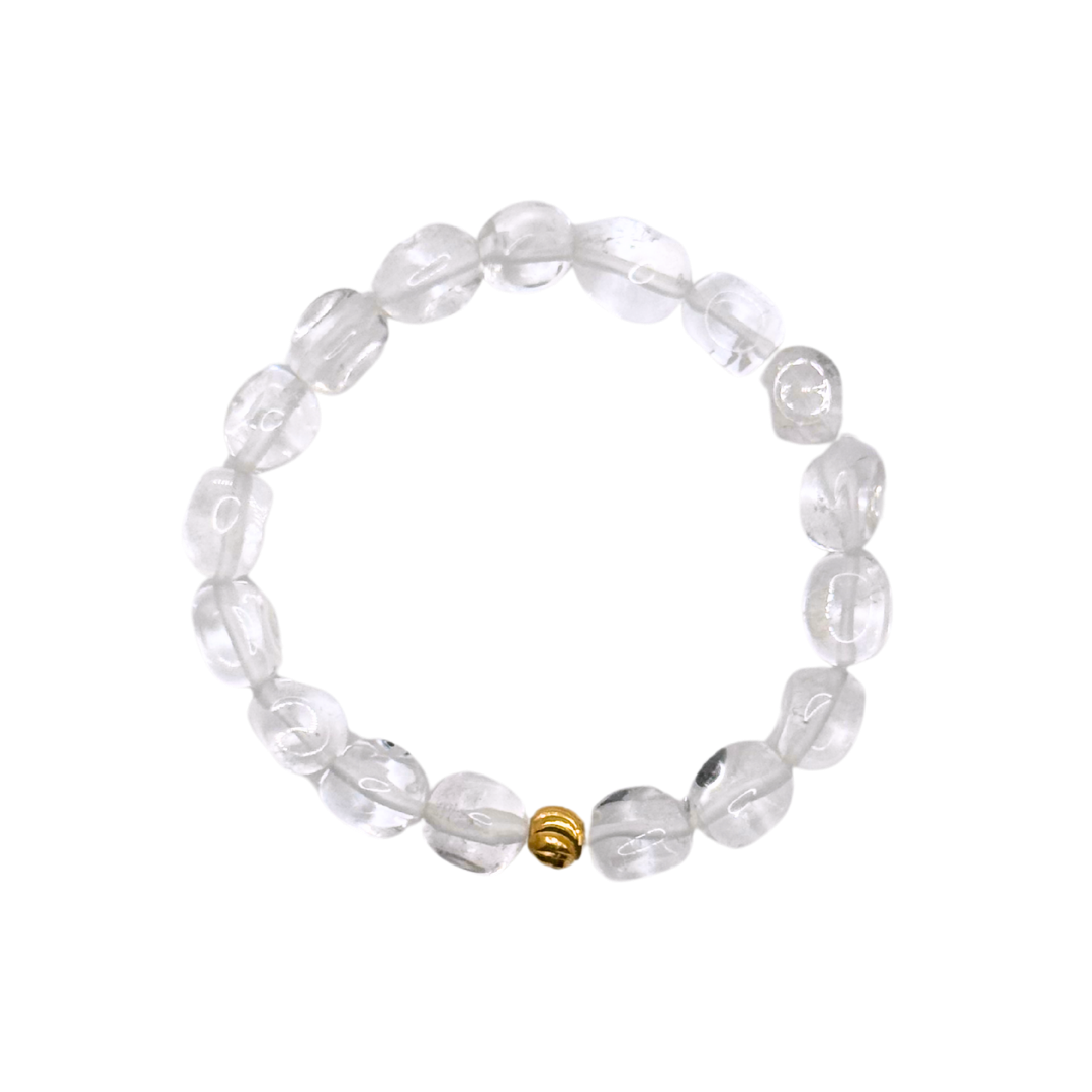 Clear Pebble Bracelet