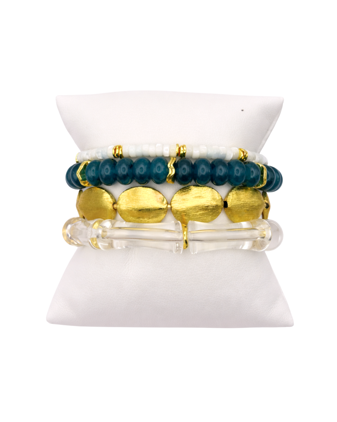 Cobalt Blue Curated Bracelet Stack
