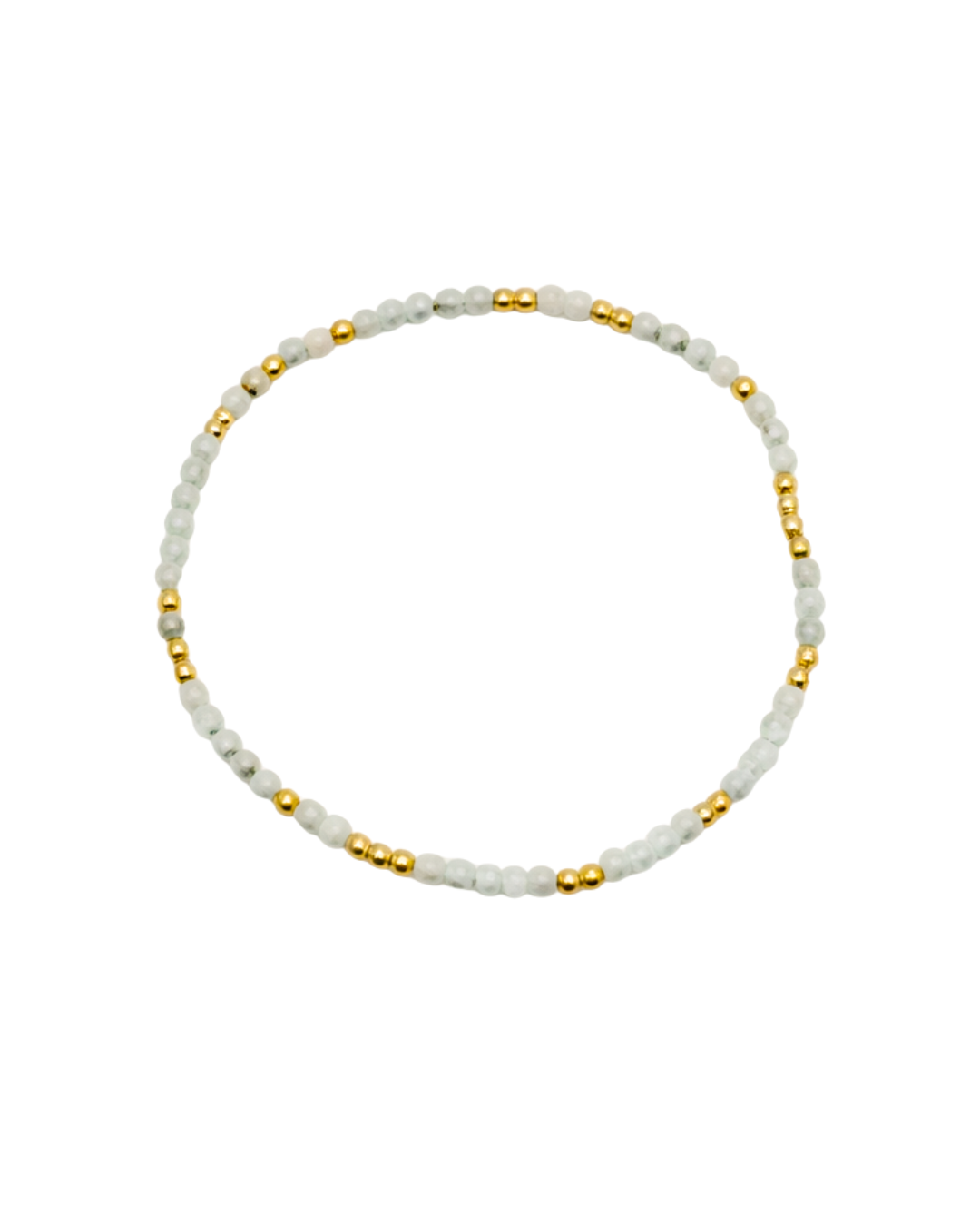 Dainty Light Blue Crystal Cut Bracelet