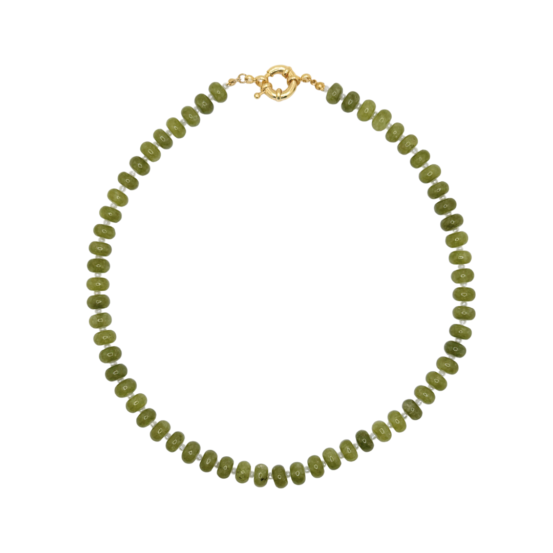 Fern Gemstone Necklace