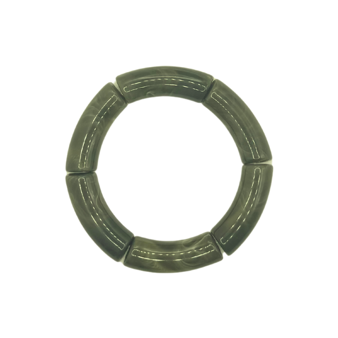 Fern Swirl Bamboo Bracelet