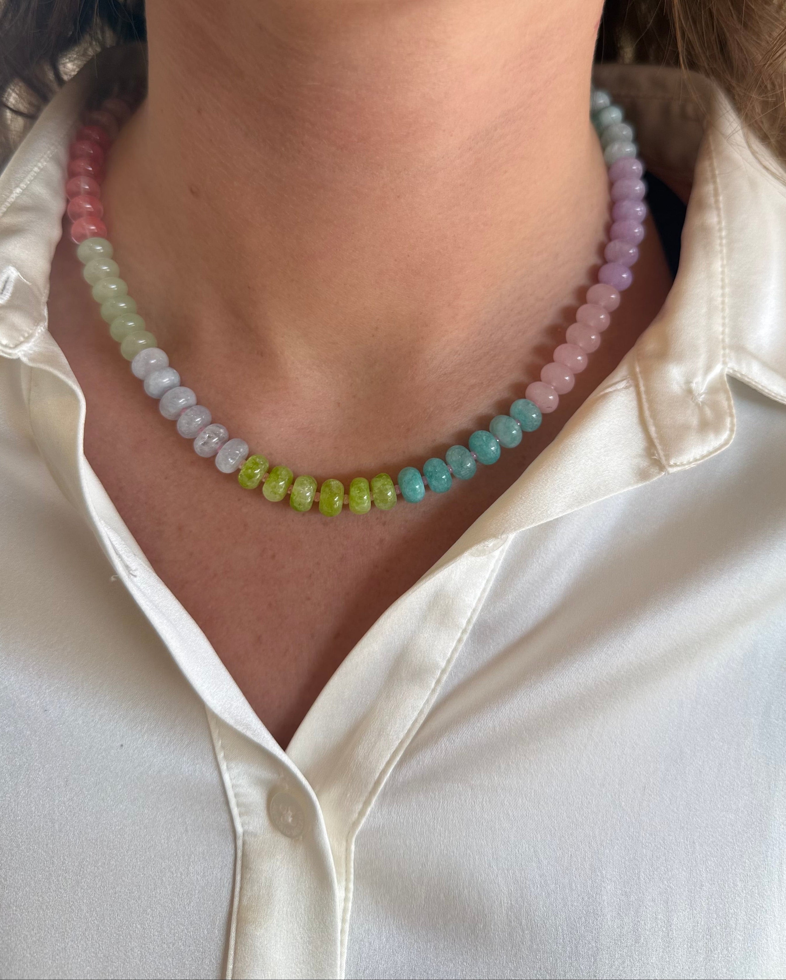 Sugarplum Multicolor Gemstone Necklace
