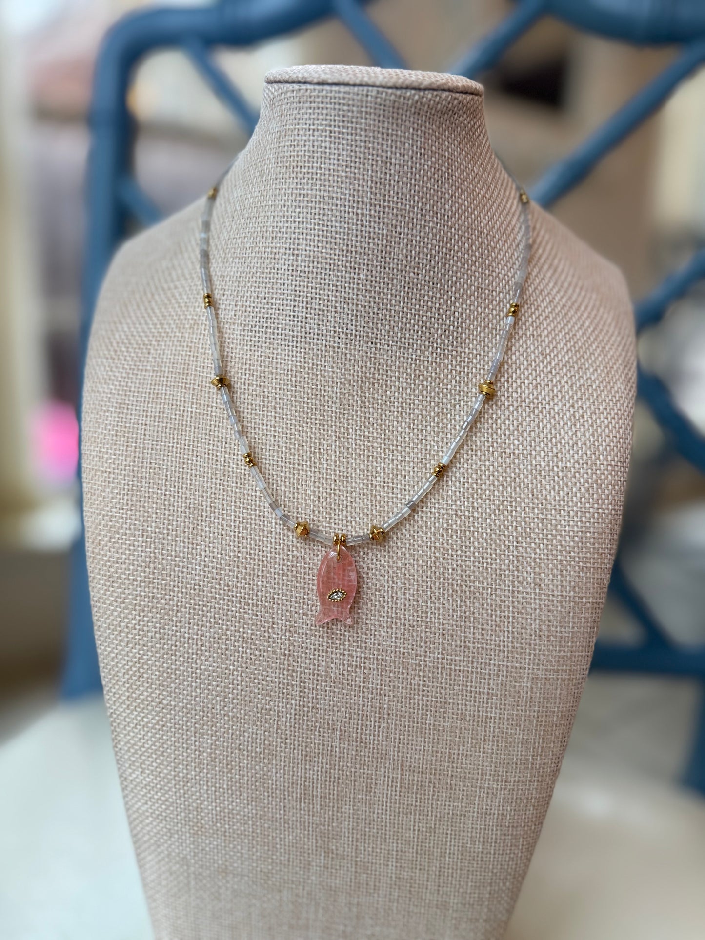 The Natalie Fish Pendant Necklace