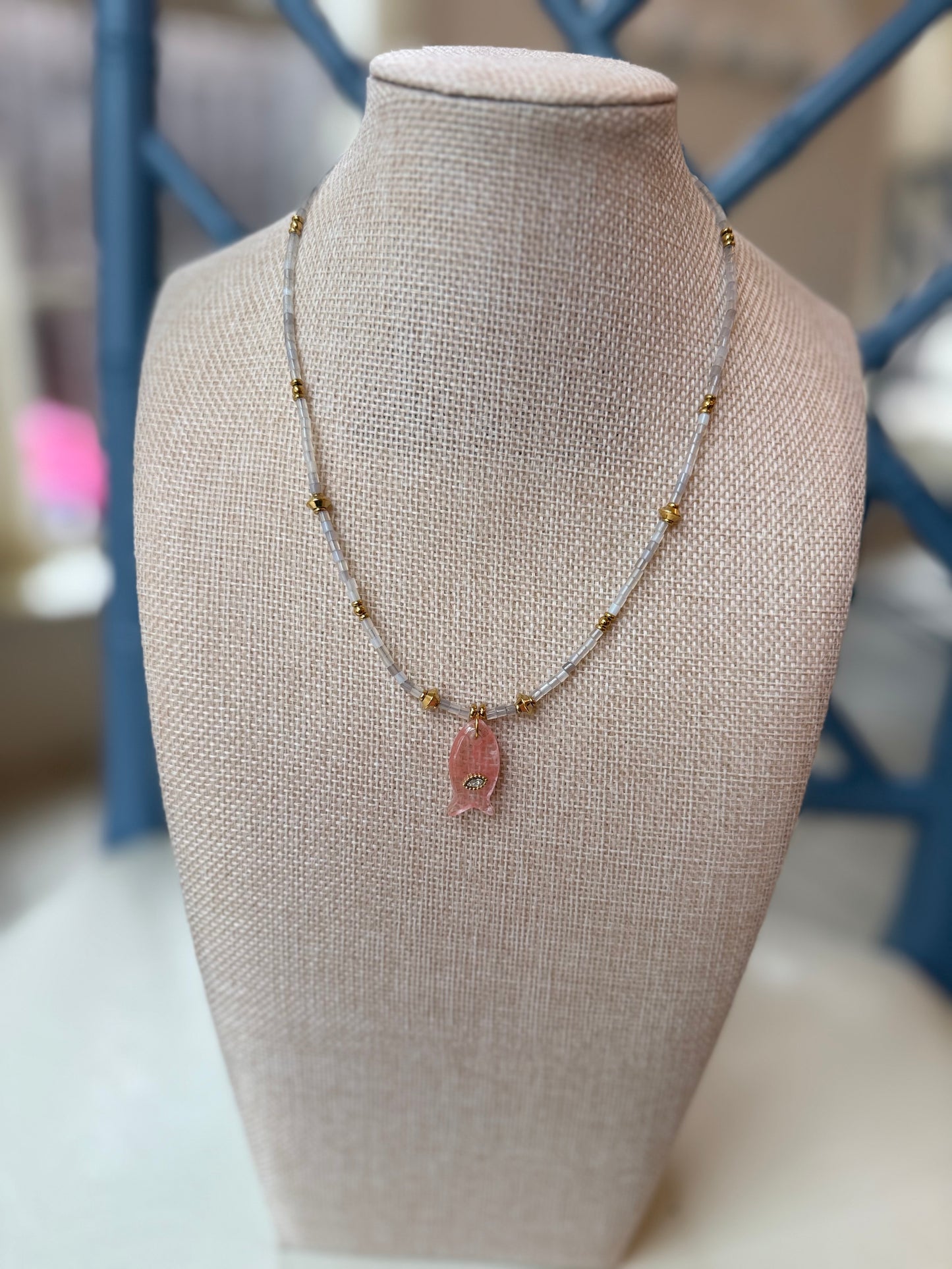 The Natalie Fish Pendant Necklace