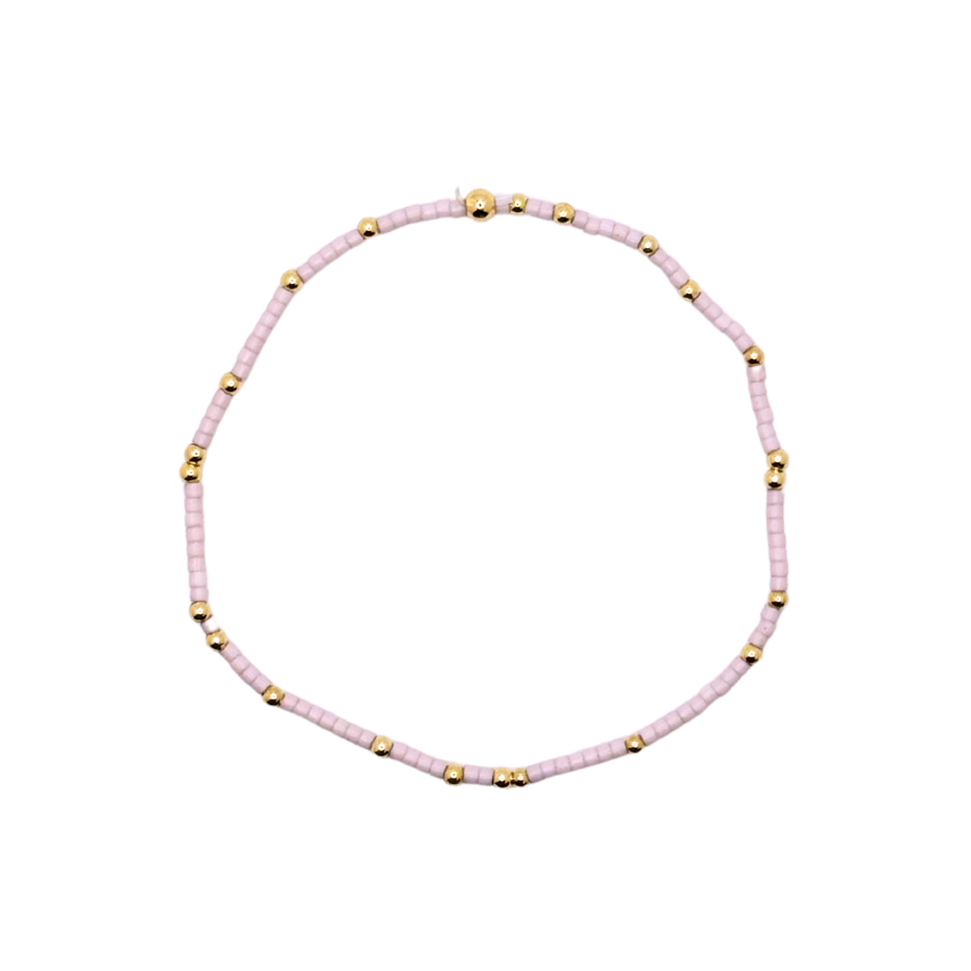 Lavender Matte Bitty Bauble Bracelet