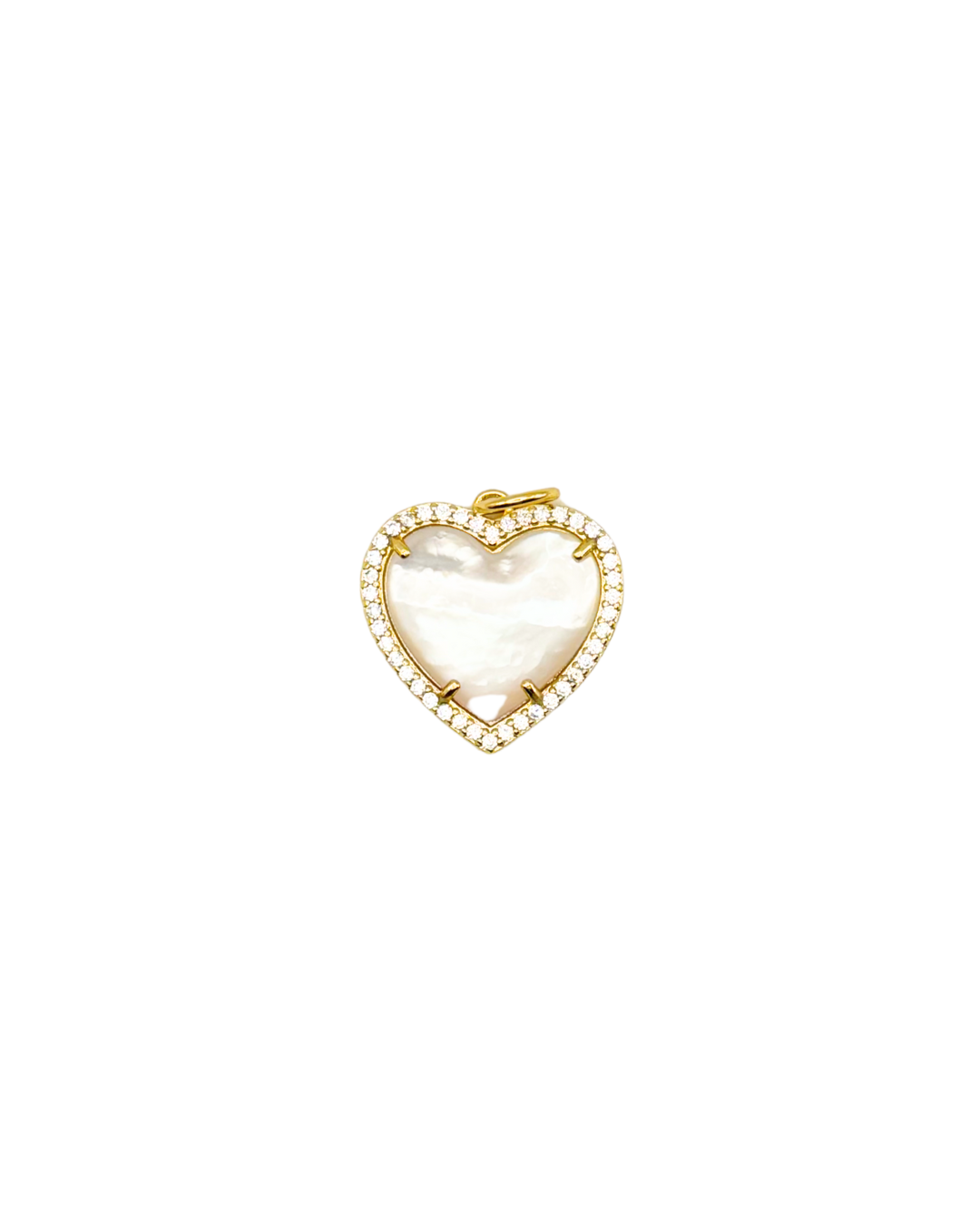 Mother of Pearl Heart Pendant
