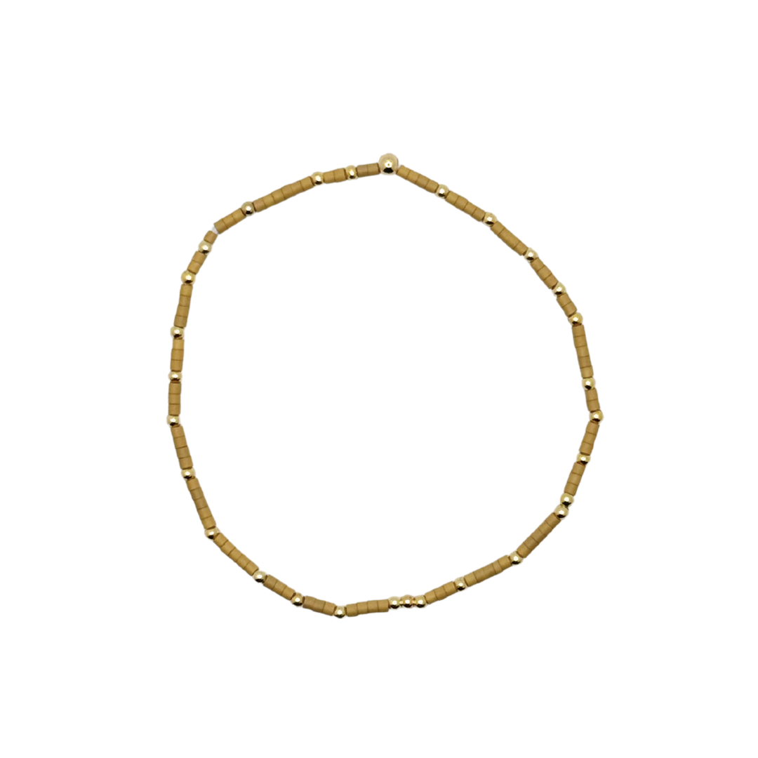 Nude Matte Bitty Bauble Bracelet