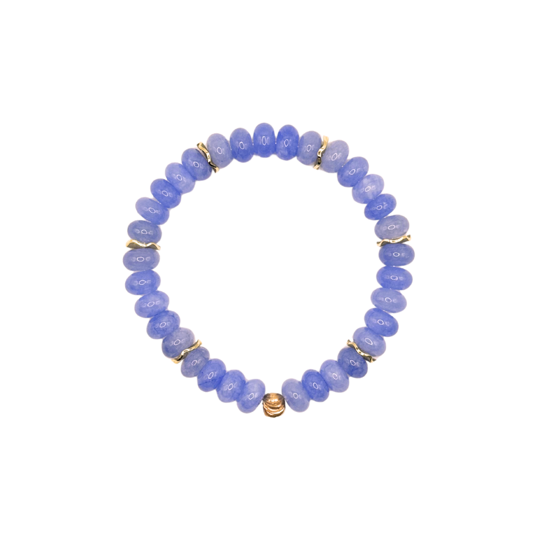 Periwinkle Gemstone Bracelet