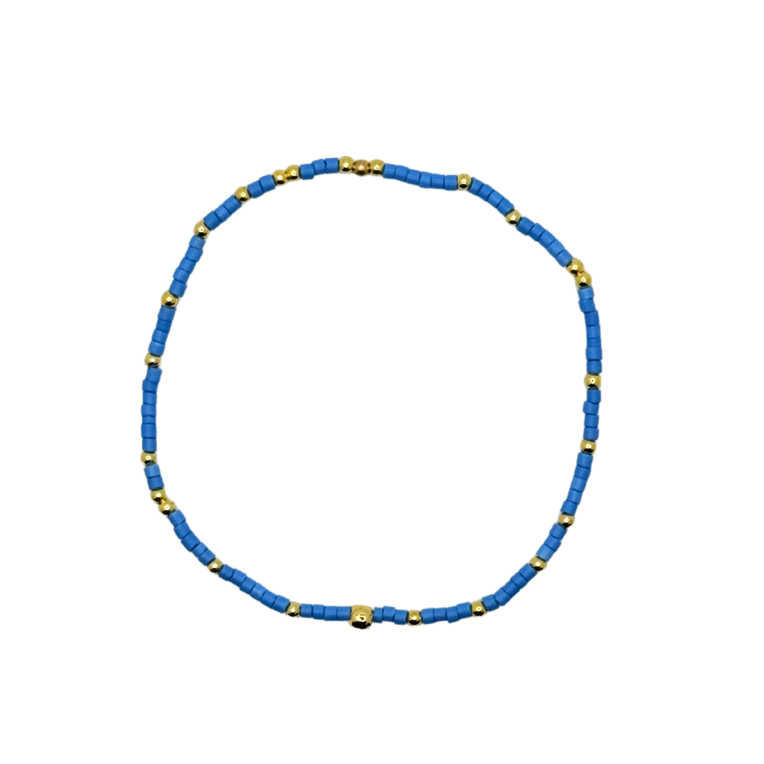 Periwinkle Matte Bitty Bauble Bracelet