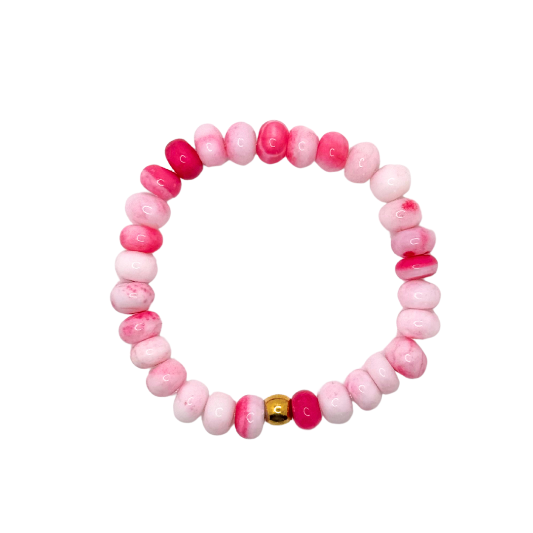 Pink Gemstone Bracelet