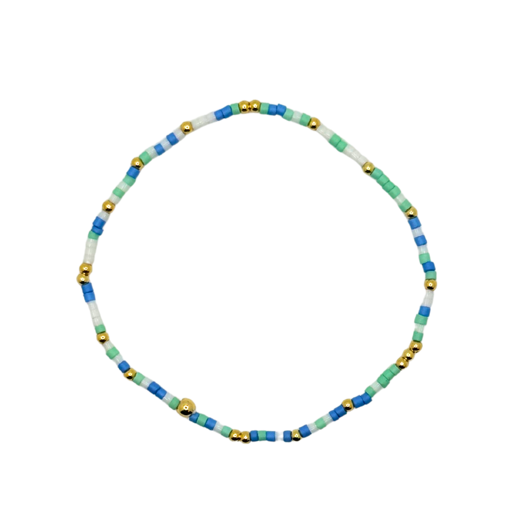 Seafoam Multicolor Bitty Bauble Bracelet