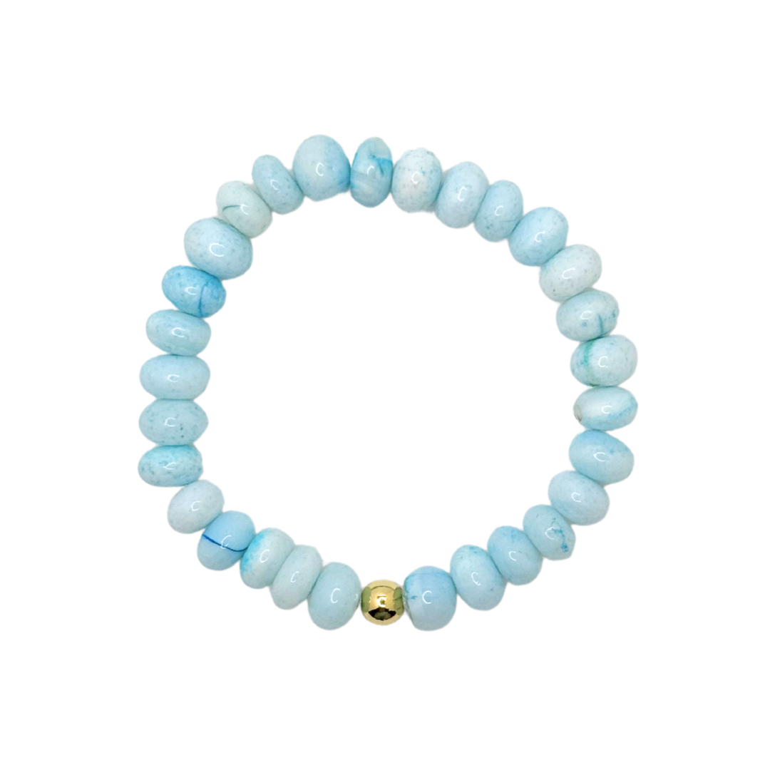 Sky Blue Gemstone Bracelet