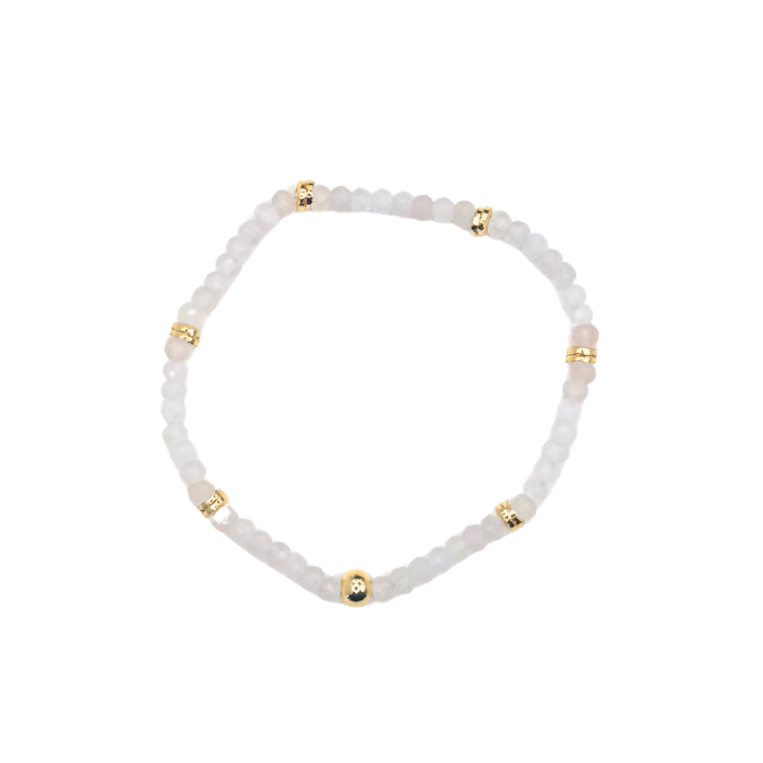 Small Clear Crystal Cut Bracelet