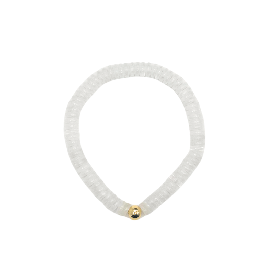 Small Clear Gemstone Bracelet
