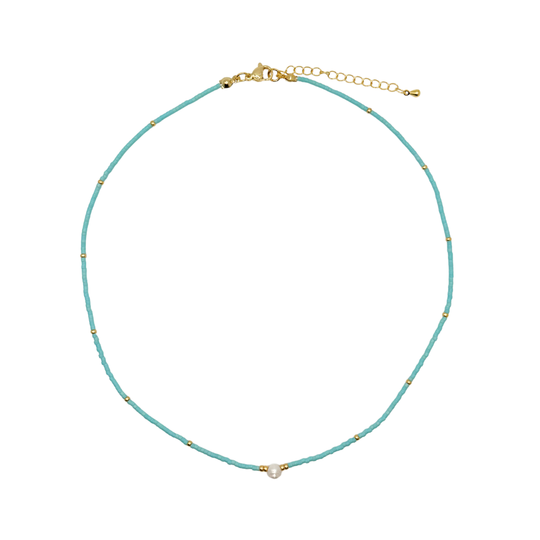 Turquoise Bitty Bauble Necklace