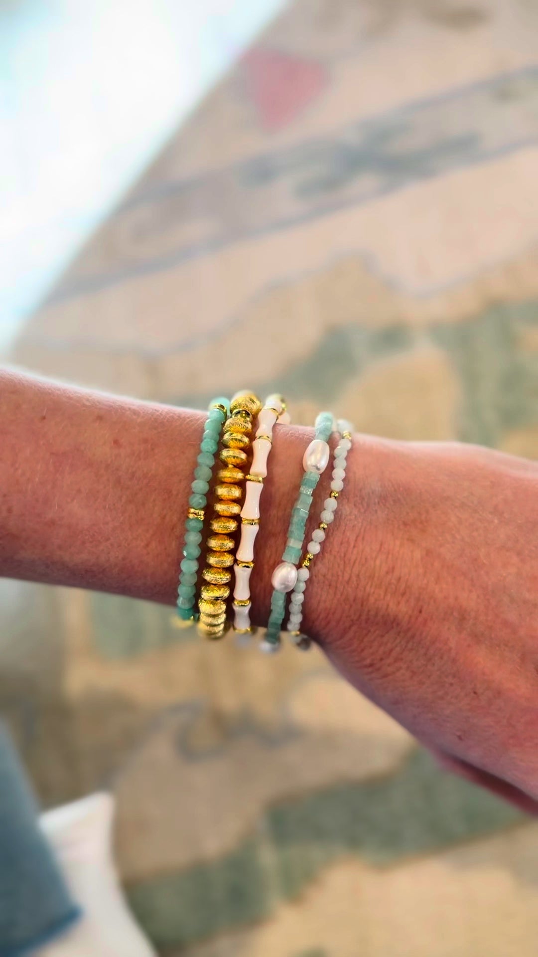 The St Lucia Curated Bracelet Stack