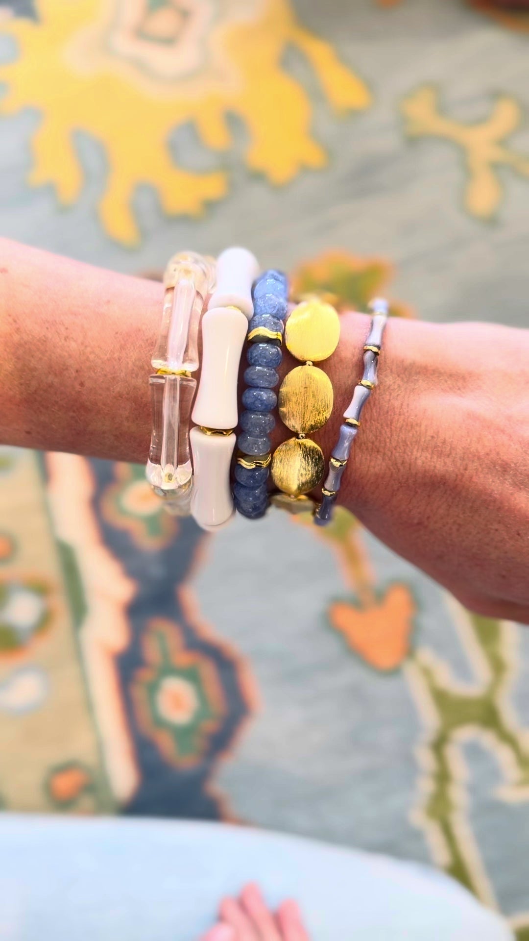 Periwinkle Curated Bracelet Stack